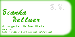 bianka wellner business card